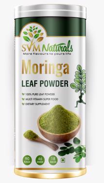 Public product photo - "Our SVM Exports Moringa leaves are carefully washed and dried at low temperature and then powdered.  We maintain the  level of temperature on the process of Drying and powdering  process to retain the  colour and Nutritive values of Powder.   The leaf powder is rich in vitamins, phyto nutrients, antioxidants, amino acids and is easily soluble in water. 
Botanical name:Moringa Oleifera                                